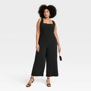 a new day Black Sleeveless Jumpsuit